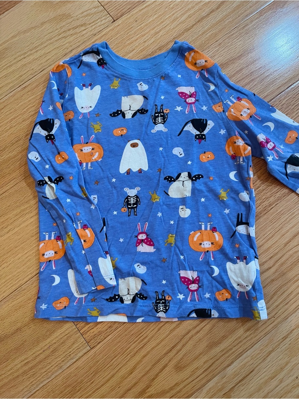 Old Navy Blue Halloween Character Long-Sleeve Top